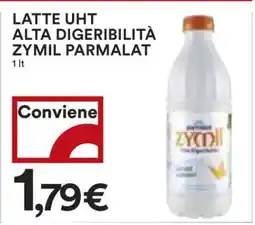 Coop LATTE UHT ALTA DIGERIBILITÀ ZYMIL PARMALAT offerta