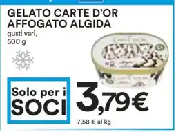 Coop GELATO CARTE D’OR AFFOGATO ALGIDA offerta