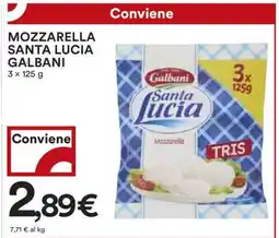 Coop MOZZARELLA SANTA LUCIA GALBANI offerta