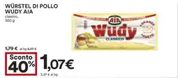 Coop WÜRSTEL DI POLLO WUDY AIA offerta