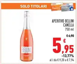 Conad APERITIVO BELLINI CANELLA offerta