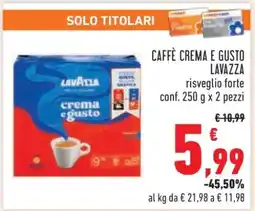 Conad CAFFÈ CREMA E GUSTO LAVAZZA offerta
