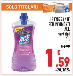 Conad Igienizzante per Pavimenti ACE offerta