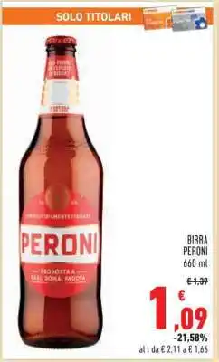 Conad Birra Peroni offerta