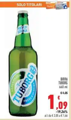 Conad Birra Tuborg offerta
