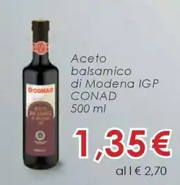 Conad ACETO BALSAMICO DI MODENA IGP CONAD offerta