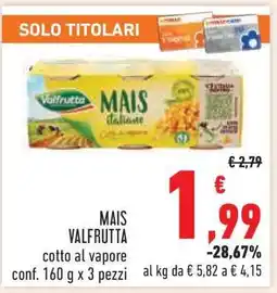 Conad MAIS VALFRUTTA offerta