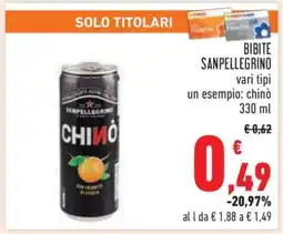 Conad BIBITE SANPELLEGRINO offerta