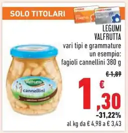 Conad LEGUMI VALFRUTTA offerta