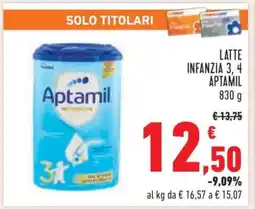 Conad LATTE INFANZIA 3, 4 APTAMIL offerta