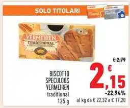 Conad BISCOTTO SPECULOOS VERMEIREN offerta