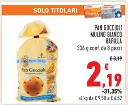 Conad Pan Goccioli Mulino Bianco Barilla offerta