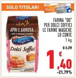 Conad Farina '00' per Dolci Soffici Le Farine Magiche Lo Conte offerta