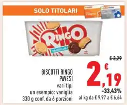 Conad BISCOTTI RINGO PAVESI offerta