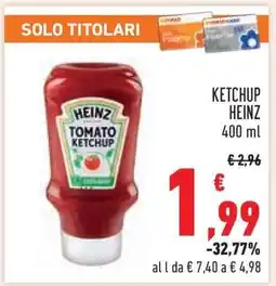 Conad Ketchup Heinz offerta