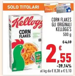 Conad Kellogg's Corn Flakes offerta