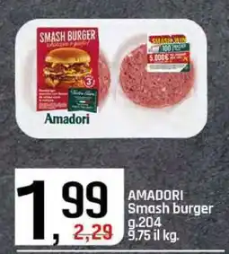 Famila AMADORI Smash burger offerta