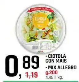 Famila CIOTOLA CON MAIS offerta