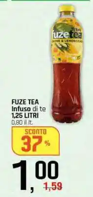 Famila FUZE TEA Infuso di te 1,25 LITRI offerta