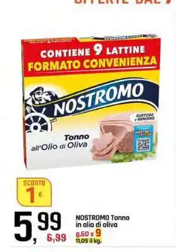 Famila NOSTROMO TONNO IN OLIO DI OLIVA offerta