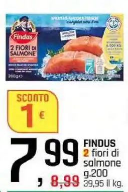 Famila Findus 2 fiori di salmone offerta
