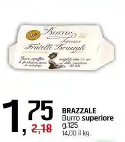 Famila BRAZZALE Burro superiore offerta