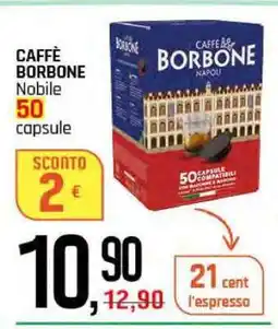 Famila Caffè Borbone Nobile 50 capsule offerta