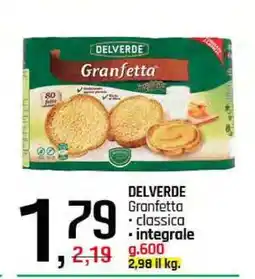 Famila DELVERDE Granfetta offerta
