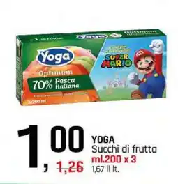 Famila YOGA offerta