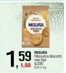 Famila MISURA Fibrextra Biscotti offerta