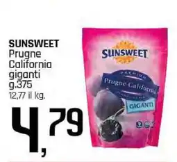 Famila SUNSWEET Prugne California giganti offerta
