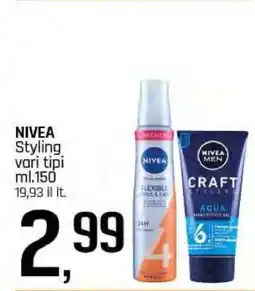 Famila NIVEA Styling offerta