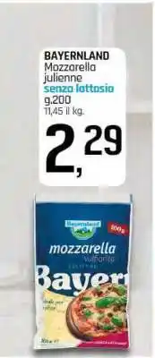 Famila BAYERNLAND Mozzarella julienne senza lattosio offerta