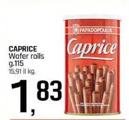 Famila CAPRICE Wafer rolls offerta