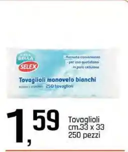 Famila Tovaglioli monovelo bianchi offerta