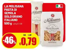 Famila LA MOLISANA PASTA DI SEMOLA SOLO GRANO ITALIANO 500 g offerta