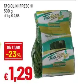 Famila FAGIOLINI FRESCHI offerta