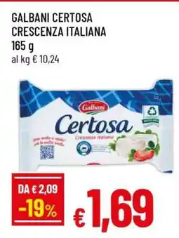 Famila GALBANI CERTOSA CRESCENZA ITALIANA offerta