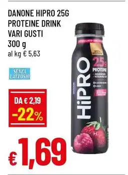 Famila DANONE HIPRO 25G PROTEINE DRINK VARI GUSTI offerta