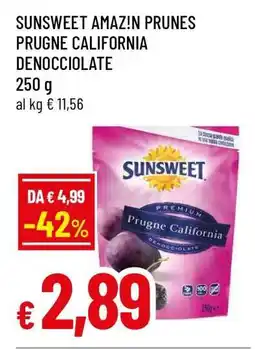Famila SUNSWEET AMAZ!N PRUNES PRUGNE CALIFORNIA DENOCCIOLATE offerta
