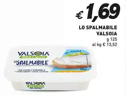 Supermercato Coal Lo spalmabile VALSOIA offerta