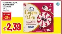 Famila SAMMONTANA 4 COPPE D'ORO AMARENA/CIOCCOLATO offerta