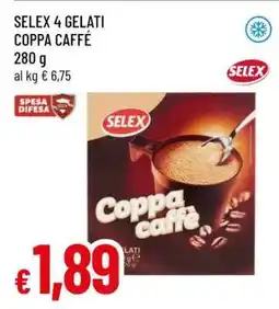 Famila SELEX 4 GELATI COPPA CAFFÉ offerta