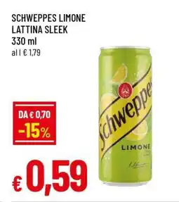 Famila SCHWEPPES LIMONE LATTINA SLEEK offerta