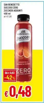 Famila SAN BENEDETTO SUCCOSO ZERO ZUCCHERI AGGIUNTI offerta