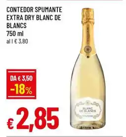Famila CONTEDOR SPUMANTE EXTRA DRY BLANC DE BLANCS offerta