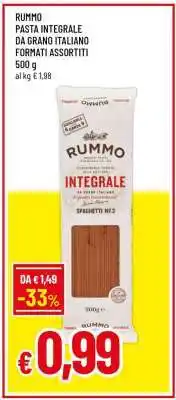 Famila RUMMO Pasta Integrale offerta