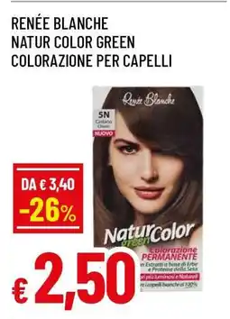 Famila RENÉE BLANCHE NATUR COLOR GREEN COLORAZIONE PER CAPELLI offerta