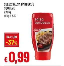 Famila SELEX SALSA BARBECUE SQUEEZE offerta