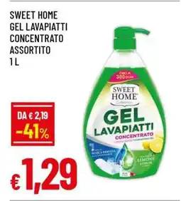 Famila SWEET HOME GEL LAVAPIATTI CONCENTRATO ASSORTITO 1 L offerta